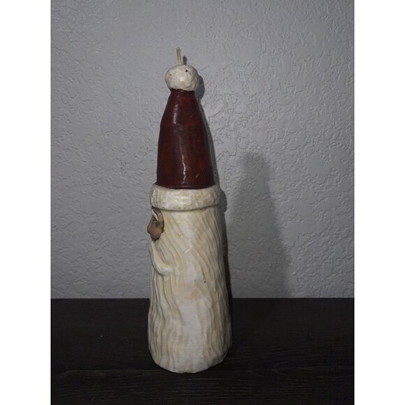 Vintage Santa Clause Candle Cone Shape Unique Rare Holiday Decor Christmas - Picture 3 of 7